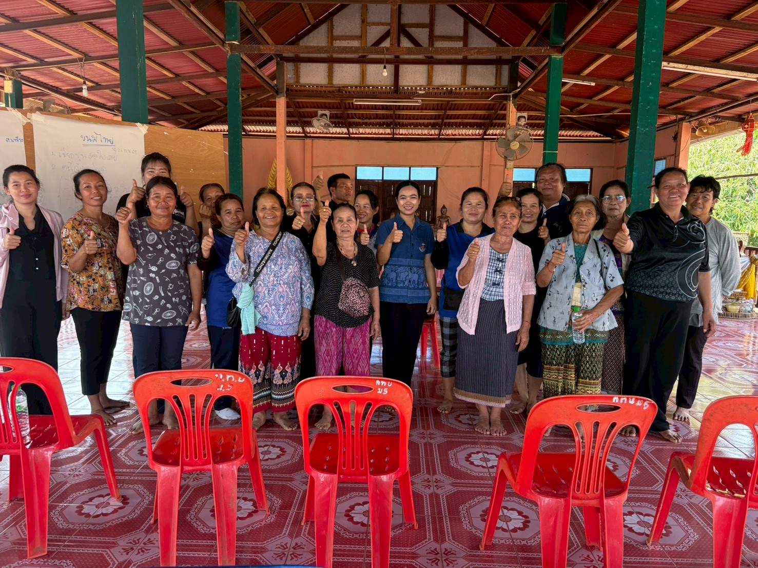 สำนักงานพัฒนาชุมชนอำเภอกุสุมาลย์ จังหวัดสกลนคร ดำเนินโครงการส่งเสริมประชาชนเป้าหมายเข้าถึงแหล่งทุน พัฒนาอาชีพสมาชิกกลุ่มออมทรัพย์เพื่อการผลิตบ้านศรีคงคำ