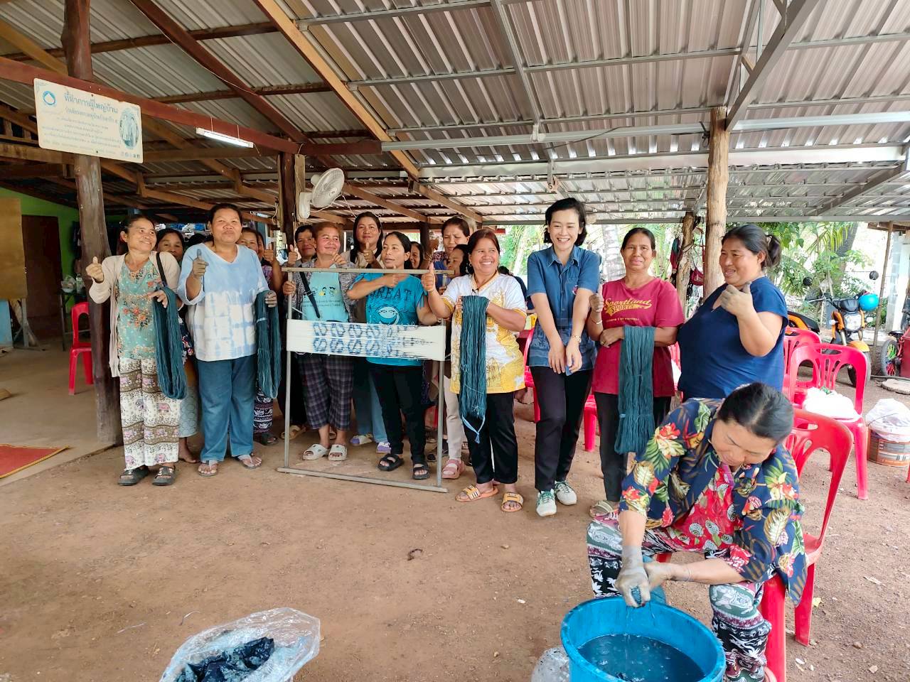 สำนักงานพัฒนาชุมชนอำเภอกุสุมาลย์ ดำเนินโครงการส่งเสริมประชาชนเป้าหมายเข้าถึงแหล่งทุน บ้านหนองหอย หมู่ที่ 4 ตำบลกุสุมาลย์ อำเภอกุสุมาลย์ จังหวัดสกลนคร
