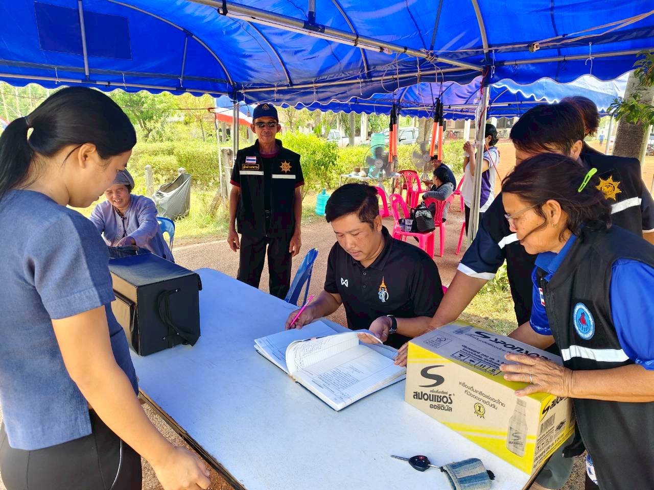 พช.กุสุมาลย์ : ออกเยี่ยมด่านจุดตรวจความปลอดภัยทางถนนช่วงเทศกาลสงกรานต์ พ.ศ. 2569