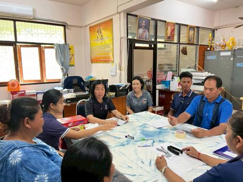 สำนักงานพัฒนาชุมชนอำเภอกุสุมาลย์ : จัดประชุมผู้นำ อช. พร้อมดำเนินกิจกรรม 5ส.พช.สกลนคร Clean and Green Office