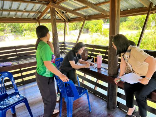 สำนักงานพัฒนาชุมชนอำเภอกุสุมาลย์ ลงพื้นที่ติดตามการดำเนินงานโครงการแก้ไขปัญหาความยากจน (กข.คจ.) บ้านโคกม่วง หมู่ที่ 2 ตำบลนาโพธิ์